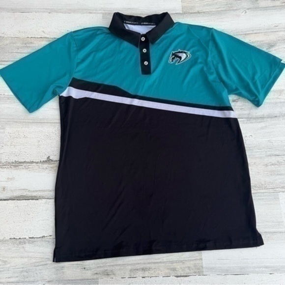 BSN Sports Men’s Golf Polo Shirt Size Large‎ Lightweight Athletic - Picture 11 of 12